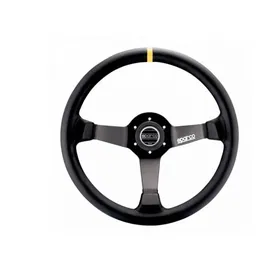 Sparco 015R345MSN Volante Rennlenkräder, Calice 65 mm, Schwarz,Unique