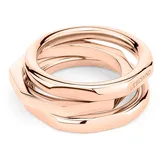 Liebeskind Berlin Ring-Set LIEBESKIND BERLIN "Schmuck Geschenk Edelstahl Ring Urban Chic" Gr. 54, rosa (roségoldfarben), Fingerringe, Damen, 54, Edelstahl, 3mm