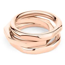 Liebeskind Berlin Ring-Set LIEBESKIND BERLIN "Schmuck Geschenk Edelstahl Ring Urban Chic" Gr. 54, rosa (roségoldfarben), Fingerringe, Damen, 54, Edelstahl, 3mm