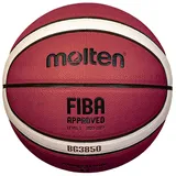 Molten Basketball B7G3850, TOP Trainingsball, Synthetik-Leder, 12 Felder, Größe 7