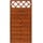 Andrewex Sichtschutzzaun Element Country 180 x 90 cm teak