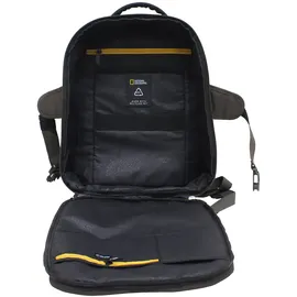 National Geographic Cityrucksack NATIONAL GEOGRAPHIC "Recovery", Gr. B/H/T: 31cm, braun, Nylon, Rucksäcke Cityrucksack, mit vielen Fächern