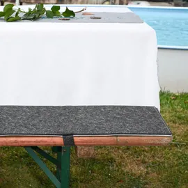 Dune Design Bankauflage 180 x 28 x 0,8 cm grau 2-tlg.