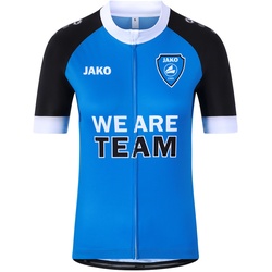 JAKO Fahrrad Trikot Damen kurzarm (Blau / Größe XXL / Unisex)