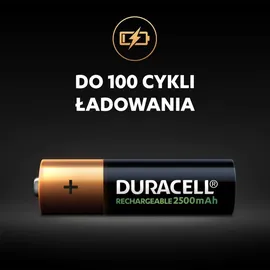 Duracell HR6 AA Níquel-metal hidruro (NiMH) 2650mAh 1.2V batería recargable - Batería/Pila recargable (Níquel-metal hidruro (NiMH), 2650 mAh, 1,2 V, AA, 119 x 84 x 15 mm)