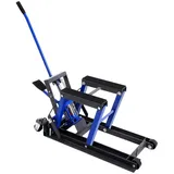KEESUNG Motorradheber 680kg, Motorrad Hydrauliklift Motorradheber Hebebühne Höhenverstellbare Hydraulik ATV Motorrad Montageständer Hebemaschine Klapp Hebebühne/Blau
