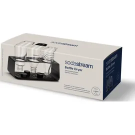 Sodastream Flaschenabtropfhalter Edelstahl schwarz