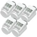 eqiva Model L Heizkörperthermostat 5er-Set mit Boost-Funktion
