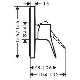 Hansgrohe Vivenis Unterputz 75615000