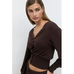 Cardigan - Brown - M