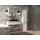Topeshop NEL IV Badezimmerschrank 31 x 30 x 174 cm Weiß Kunststoff/MDF/Spanplatte