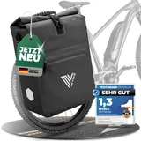 MIVELO 2in1 Fahrradtasche für Gepäckträger wasserdicht 25L) "Max" - Schwarz - Bestseller,Neu,oft gekauft