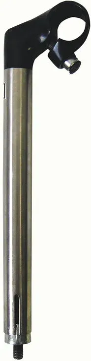 ergotec Vorbau Cat Tube 40 mm schwarz-silber 25,4 mm 22,2 mm 30°