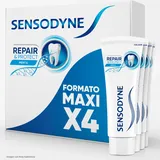 Sensodyne Repair & Protect Zahnpasten mit Minzgeschmack, Schutz und Linderung bei Zahnempfindlichkeit, 4 x 75 ml