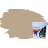 RyFo Colors Silikonharz Fassadenfarbe Lotuseffekt Trend Camelbraun 1l - bunte Fassadenfarbe, weitere Braun Farbtöne und Größen erhältlich, Deckkraft Klasse 1