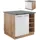 Vicco Kochinsel Fame-Line 90 x 82 x 60 cm Weiß
