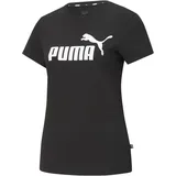 Puma Damen Ess Logo Tee, Puma Black, XL