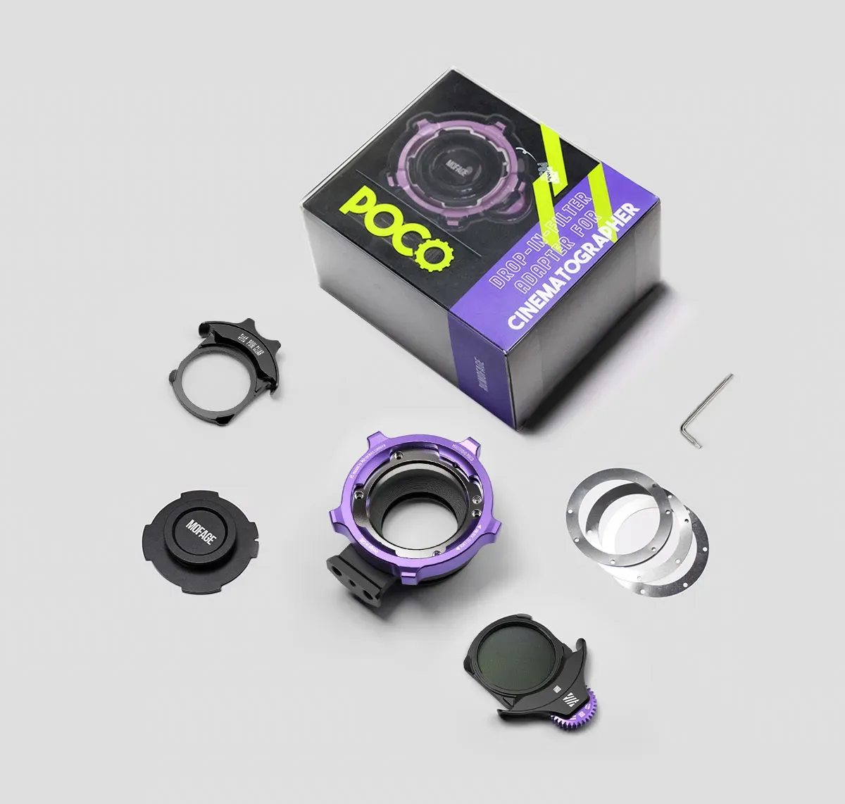 MOFAGE POCO Drop-In Filter Adapter Standard Kit RF-Mount