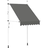 Markise Einziehbar Handbetrieben,Klemmmarkise Balkonmarkise,Sonnenschutz vidaXL