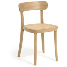 Kave Home 2er Set Kave Home Stuhl Romane Holz Beige Natur