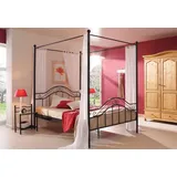 Home Affaire Metallbett 140 x 200 cm Schwarz