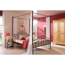 Home Affaire Metallbett 140 x 200 cm Schwarz