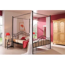 Home Affaire Metallbett 140 x 200 cm Schwarz