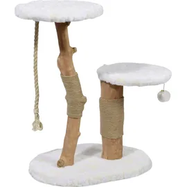 Dobar Holly Kratzbaum 60 x 40 x 82 cm weiß