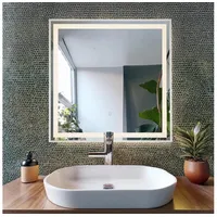 GLOBO 84037 - Dimmbarer LED-Spiegel mit Hintergrundbeleuchtung RIVAS LED/10W/230V