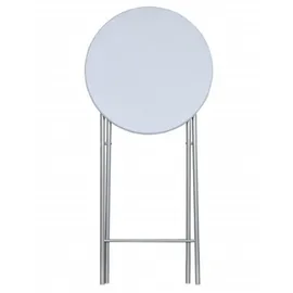 vidaXL Bartisch klappbar 60 x 60 x 112 cm Weiß