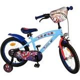 Volare Kinderfahrrad Spidey für Jungen 14 Zoll Kinderrad in Blau Fahrrad