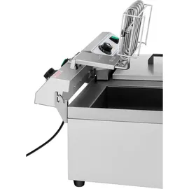 Royal Catering Doppelte Elektrofritteuse mit Hahn 230 V 2 x 10 L
