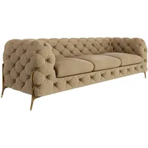 s-style möbel Chesterfield-Sofa Beige