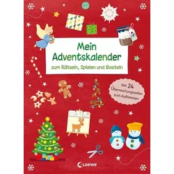 Mein Adventskalender zum Rätseln, Spielen und Basteln