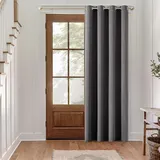 MIULEE Verdunklung Thermo Vorhänge Blickdicht Ösen 1er Set 140x290cm Grau