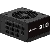 Corsair SF1000 (2024) Vollständig Modulares Geräuscharmes 80 Plus Platinum ATX-Netzteil – ATX 3.1-Kompatibel – PCIe 5.1-Fähig – SFX-to-ATX-Halterung im Lieferumfang Enthalten – Schwarz