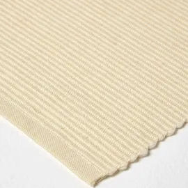 Homescapes - Tischset Creme im 2er-Set 33/50 cm,