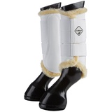 LeMieux Fleece Egde Mesh Brushing Boots white/natural, Größe: XL