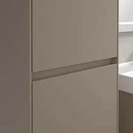 Villeroy & Boch Collaro Hochschrank 45,4 x 153,8 x 34,9 cm Taupe Holz, MDF, Spanplatte