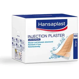 Hansaplast Pflaster Injection Universal 100 Strips, wasserfest, 4 x 1,9cm