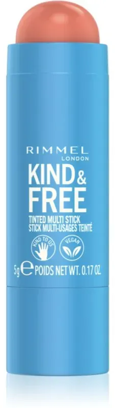 Rimmel Kind & Free multifunktionales Make-up für Augen, Lippen und Gesicht Farbton 002 Peachy Cheeks 5 g