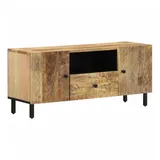 vidaXL TV-Schrank 105x33x46 cm Massivholz Mango