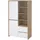 INOSIGN Standvitrine Next 100 x 48,1 x 170,2 cm Weiß/Braun