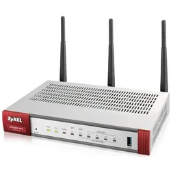 Zyxel USG20W-VPN-EU0101F WLAN-Router Gigabit Ethernet Dual-Band (2,4 GHz/5 GHz) Grau, Rot