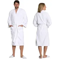 ZOLLNER Bademantel Unisex Weiß M