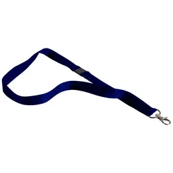 PAVO 10x Textilband für Ausweishalter Schlüsselband Lanyard Schlüsselbänder blau