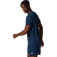Asics Core Laufshirt Herren - Blau, Größe S