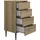 Gami Kommode 4 Schubladen 48 x 78 x 45 cm Braun / Beige