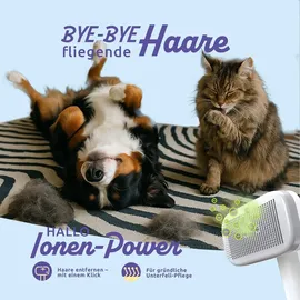 Media Shop PiddiPet IonBrush Ionen Tierhaarbürste - Gr.: onesize