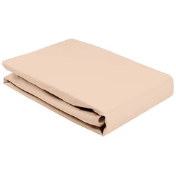Elegante Softes Jersey Spannbetttuch - 100x200cm	beige